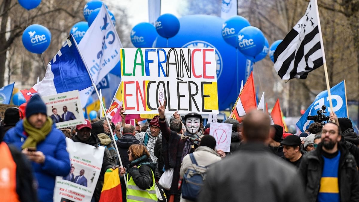 Last week Paris saw the most violent clashes between protesters and security forces, as tensions erupted into pitched battles on the streets. Credit: AFP Photo