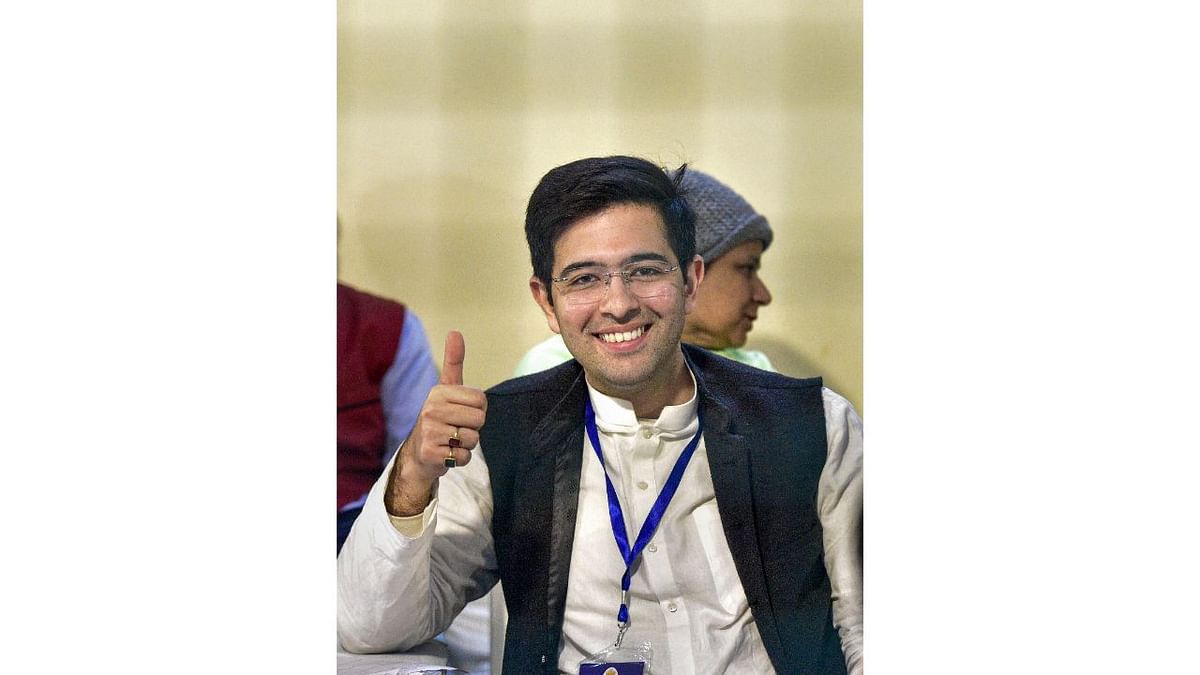 In 2016, Raghav was elevated as an advisor to Delhi Deputy CM Manish Sisodia. Credit: PTI Photo