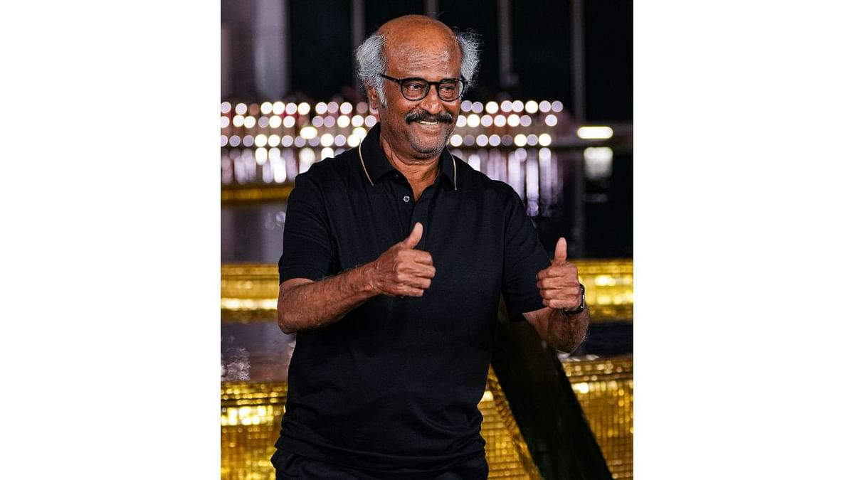 Superstar Rajinikanth arrived in style for the inauguration of Nita Mukesh Ambani Cultural Centre, in Mumbai because what's an important event without thalaiva? Credit: PTI Photo