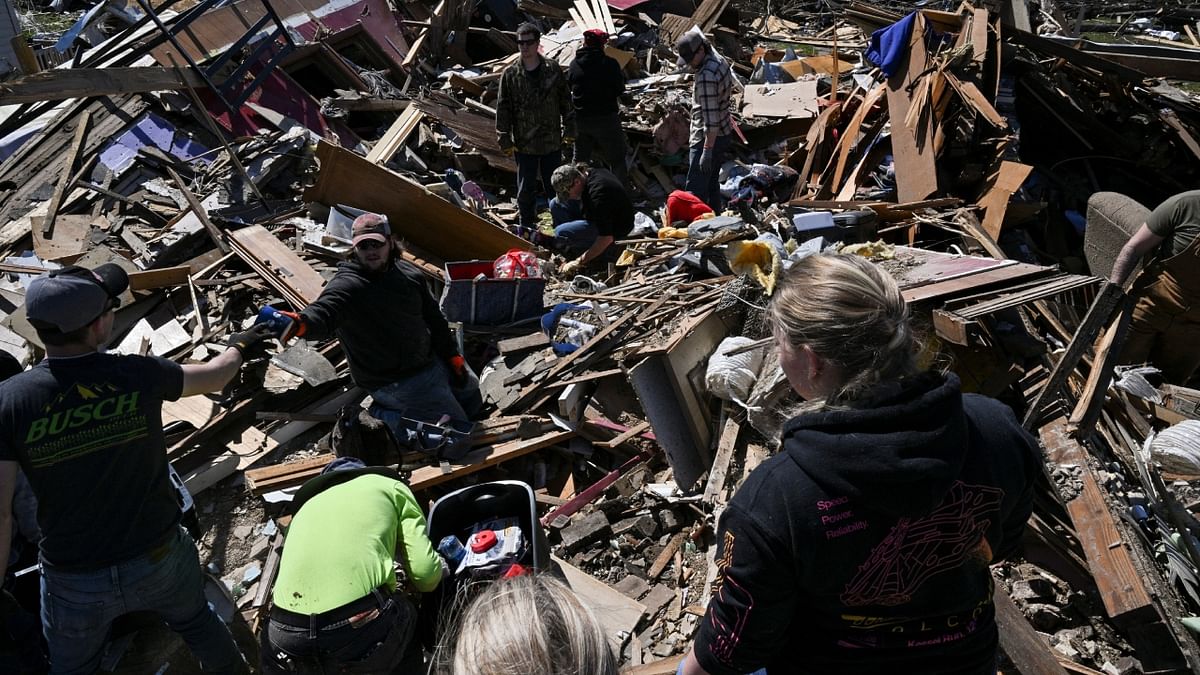 In a report, CNN said that more than 50 preliminary tornado reports were recorded on April 1 in at least seven states. Credit: Reuters Photo