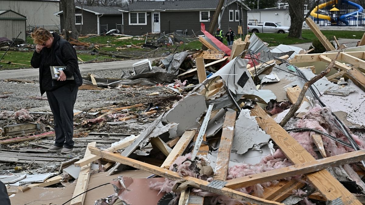 At least 32 people have died after strong tornadoes and deadly storms struck multiple states in the US's South and Midwest over the weekend. Credit: Reuters Photo
