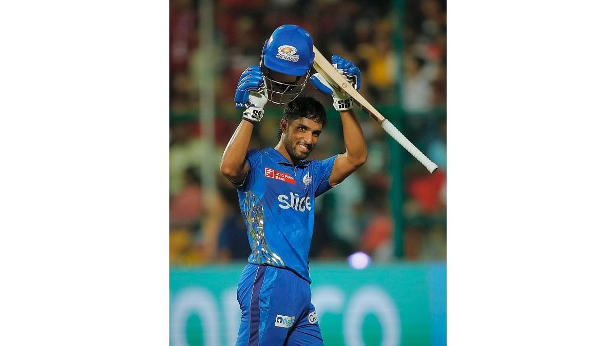 Tilak Verma was the find of the season for Mumbai Indians in IPL 2022. He scored 397 runs in 14 matches in the previous season with the best score of 61. Carrying the entire MI batting line-up on his back, he scored an unbeaten 84* off 46 balls against RCB in the first game of IPL 2023. His consistent performances could definitely earn him an Indian cap soon. Credit: Instagram/@tilakvarma9