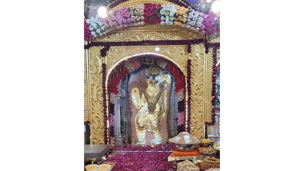 Mehandipur Balaji Temple in Rajasthan: The temple is dedicated to Hanuman where prayers are offered to his childhood form. This temple has a reputation for curing people under the influence of black magic or an evil spirit. Credit: Twitter/@mehandipur_dham