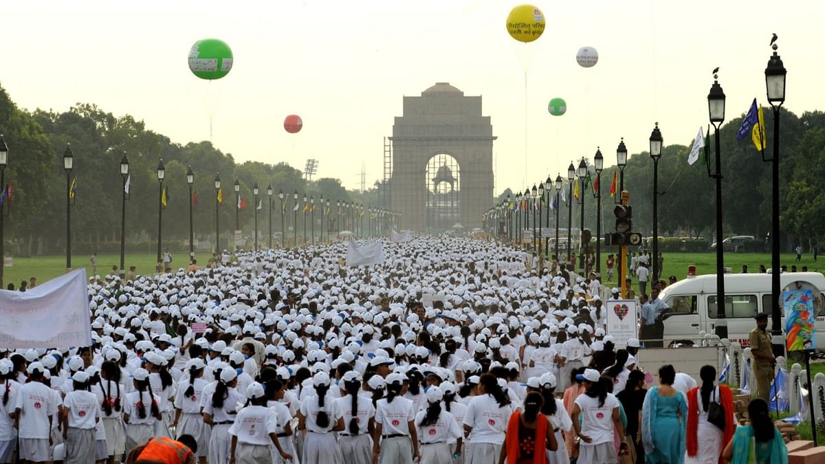 India has become the world's most populated country with 1428.6 million people. Credit: DH Pool Photo