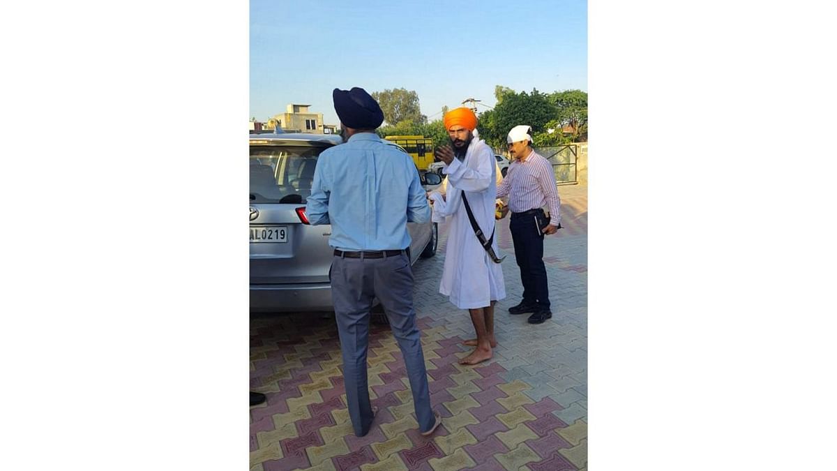 Amritpal Singh, who had been running a 'separatist propaganda', was arrested from Rode village in Punjab's Moga district. He has been shifted to the Dibrugarh jail in Assam under the National Security Act (NSA). Credit: PTI Photo