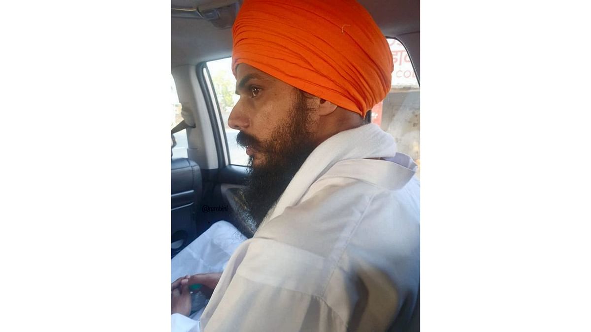 After 36 days of a cat-and-mouse chase between the Punjab Police and Amritpal Singh, the pro-Khalistan preacher was arrested on April 23 from the native village of the late Jarnail Singh Bhindranwale. Credit: PTI Photo