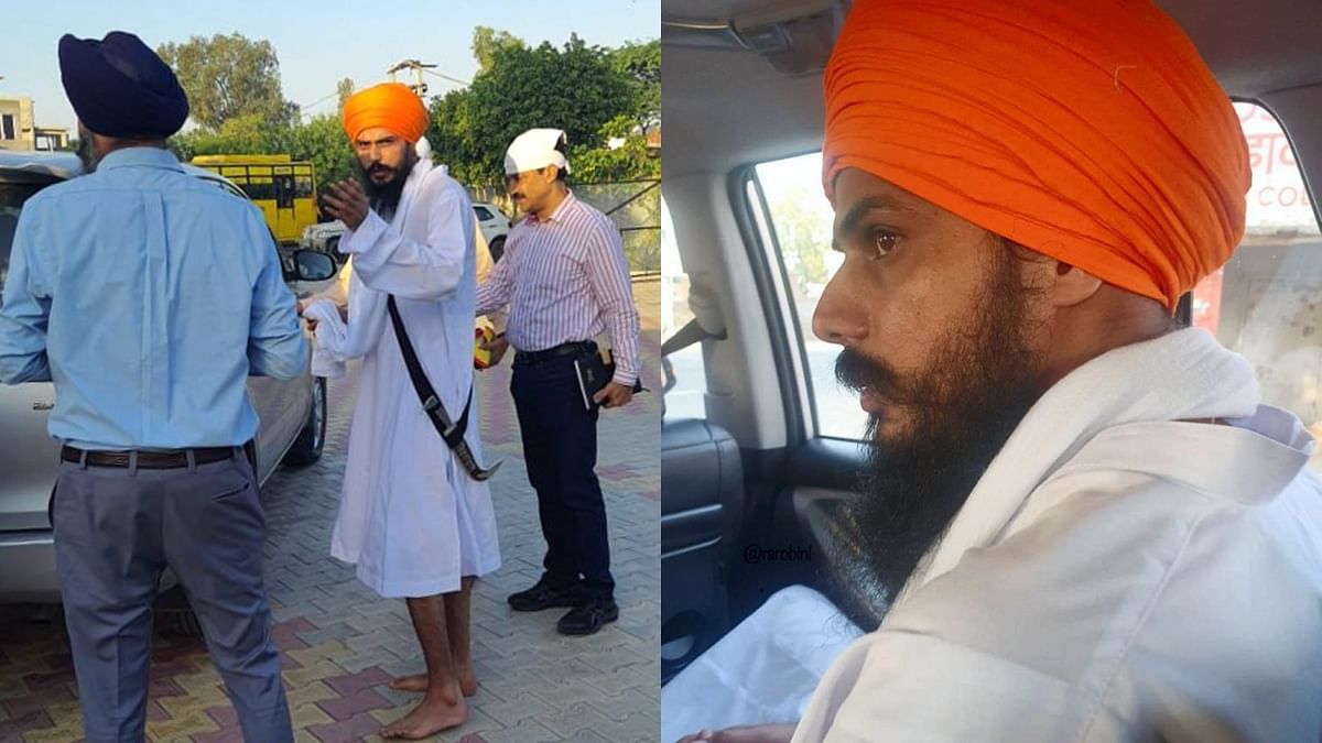 In Pics | 'Waris Punjab De' chief Amritpal Singh arrested in Punjab's Moga