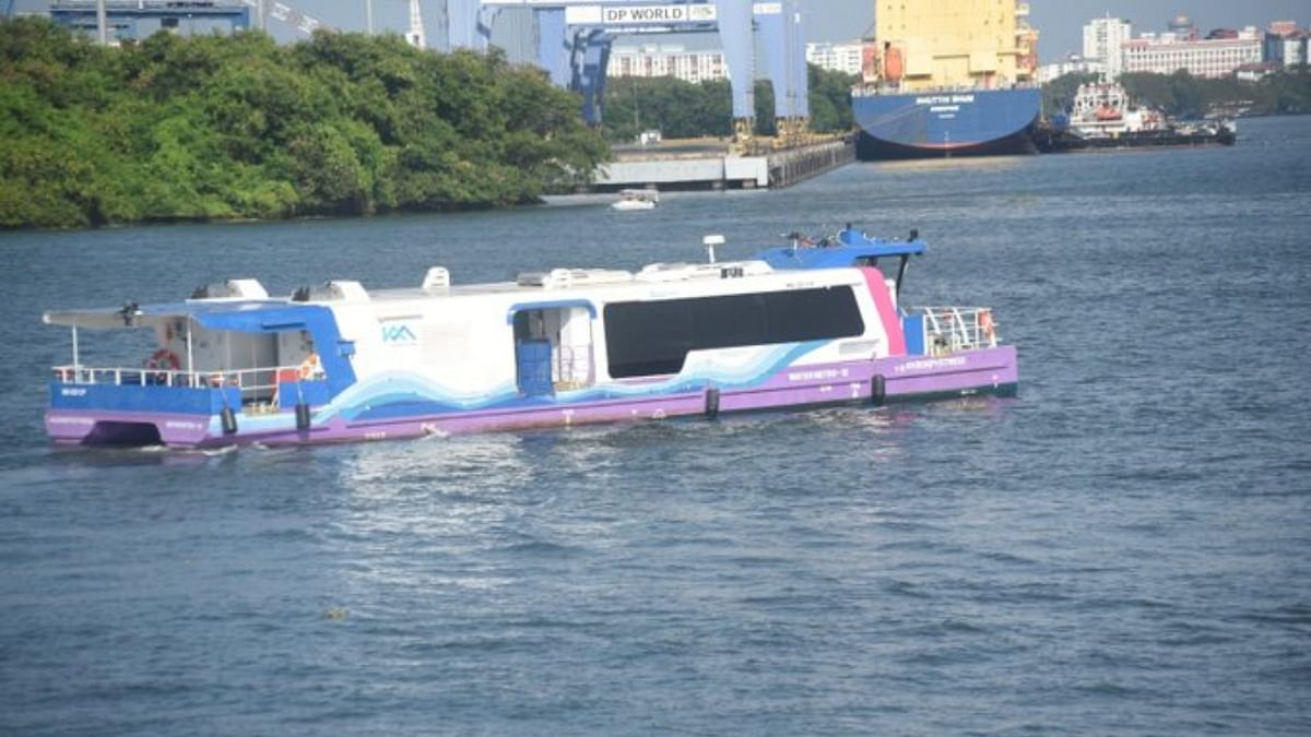 Prime Minister Narendra Modi will flag off India's first water metro in Kochi on April 25. It is a unique project that will connect 10 islands around Kochi through battery-operated electric hybrid boats for seamless connectivity with the main city. Credit: Twitter/@narendramodi