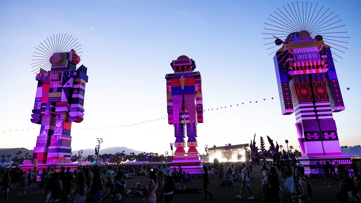 Coachella 2023 was the first time none of the premier desert festival's headliners were white, and the three sets ran the gamut of representation while setting historic precedent. Credit: Reuters Photo