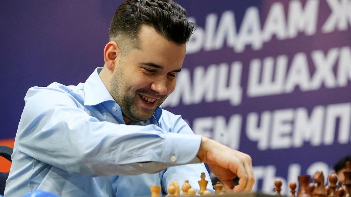 The Russian grandmaster Ian Nepomniachtchi ranks second on the list. Credit: Reuters Photo