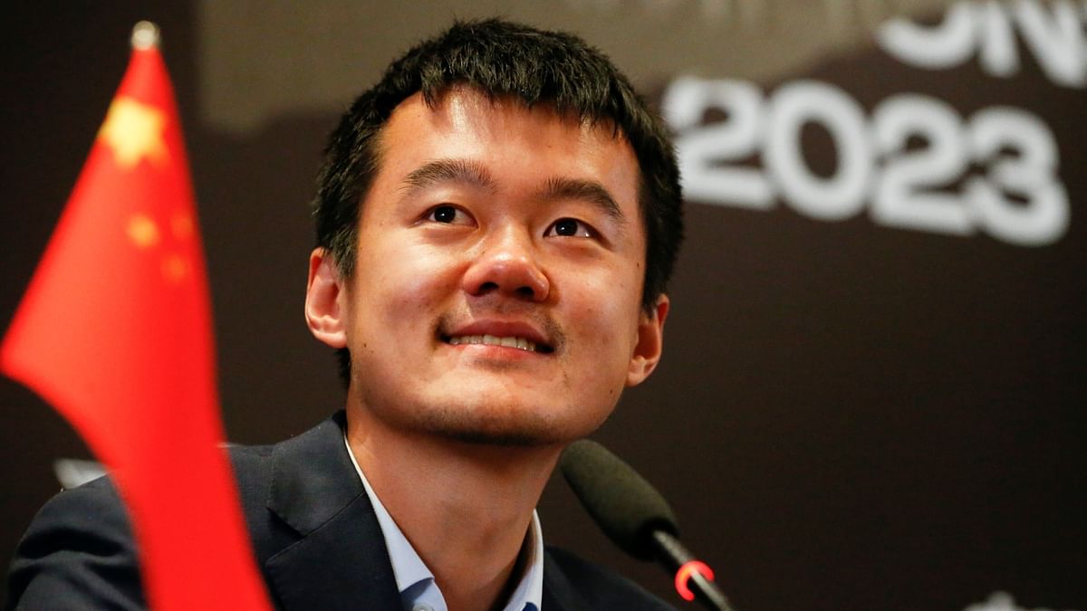 Third on the list is China's Ding Liren who created history by becoming the 17th FIDE World Champion on April 30, 2023. Credit: AP Photo