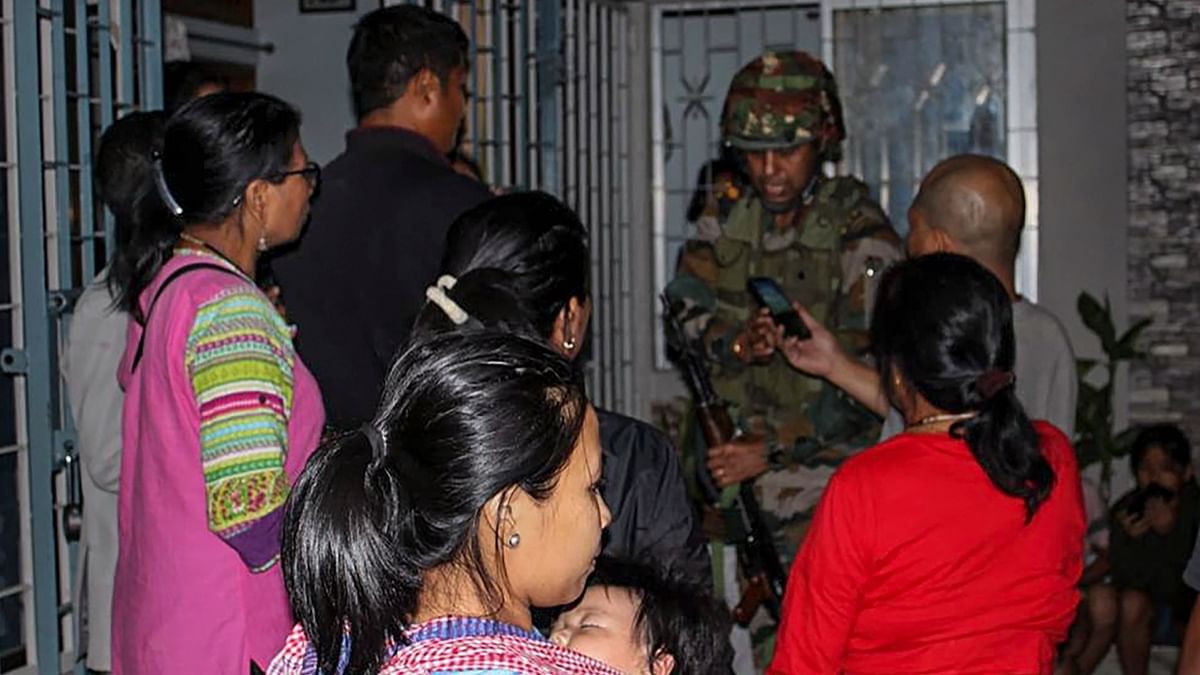 The army rescued around 9000 people from the violence-hit areas, and they were given shelter. Credit: PTI Photo