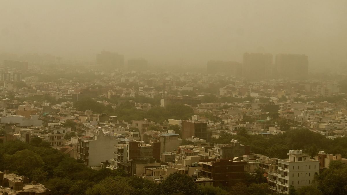 Over the past four days, Delhi witnessed maximum temperatures soaring above the 40-degree Celsius mark, intensifying the hot weather conditions. Credit: PTI Photo