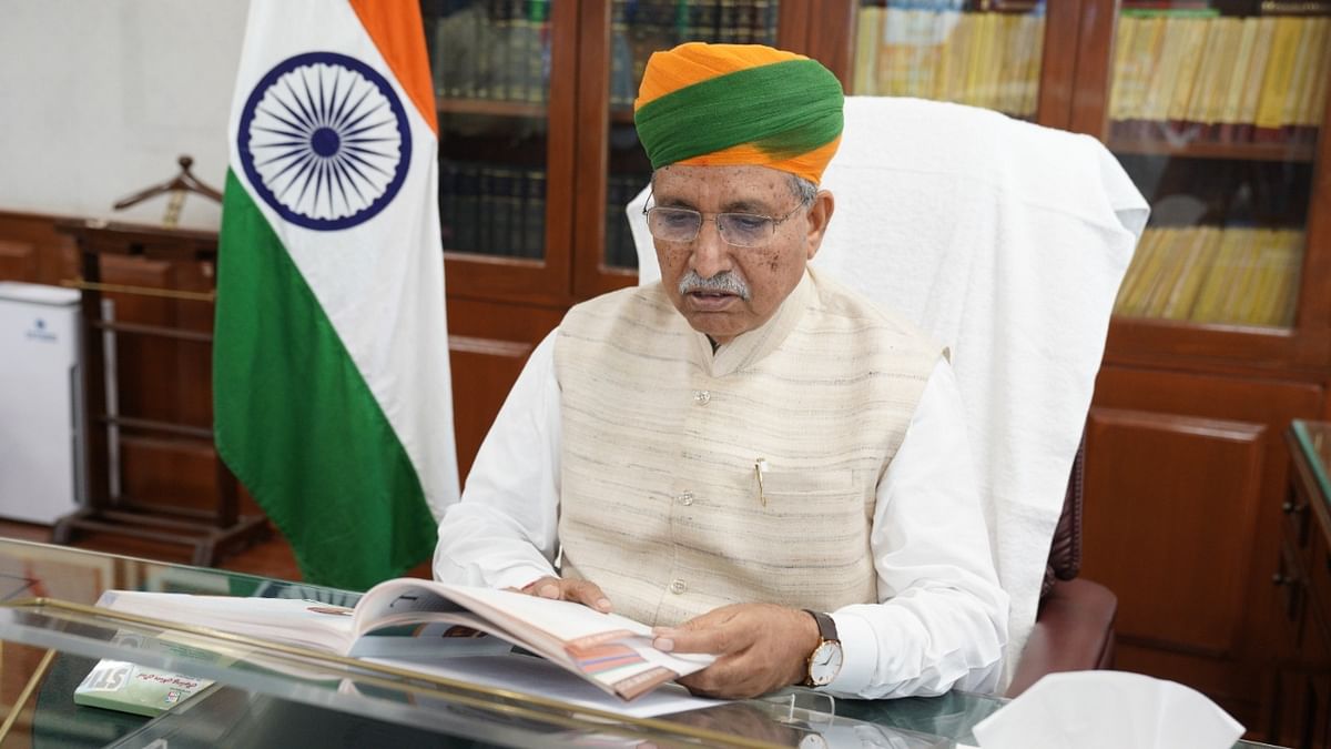 Meghwal has served as the District Collector of Churu, Rajasthan. Credit: Twitter/@arjunrammeghwal