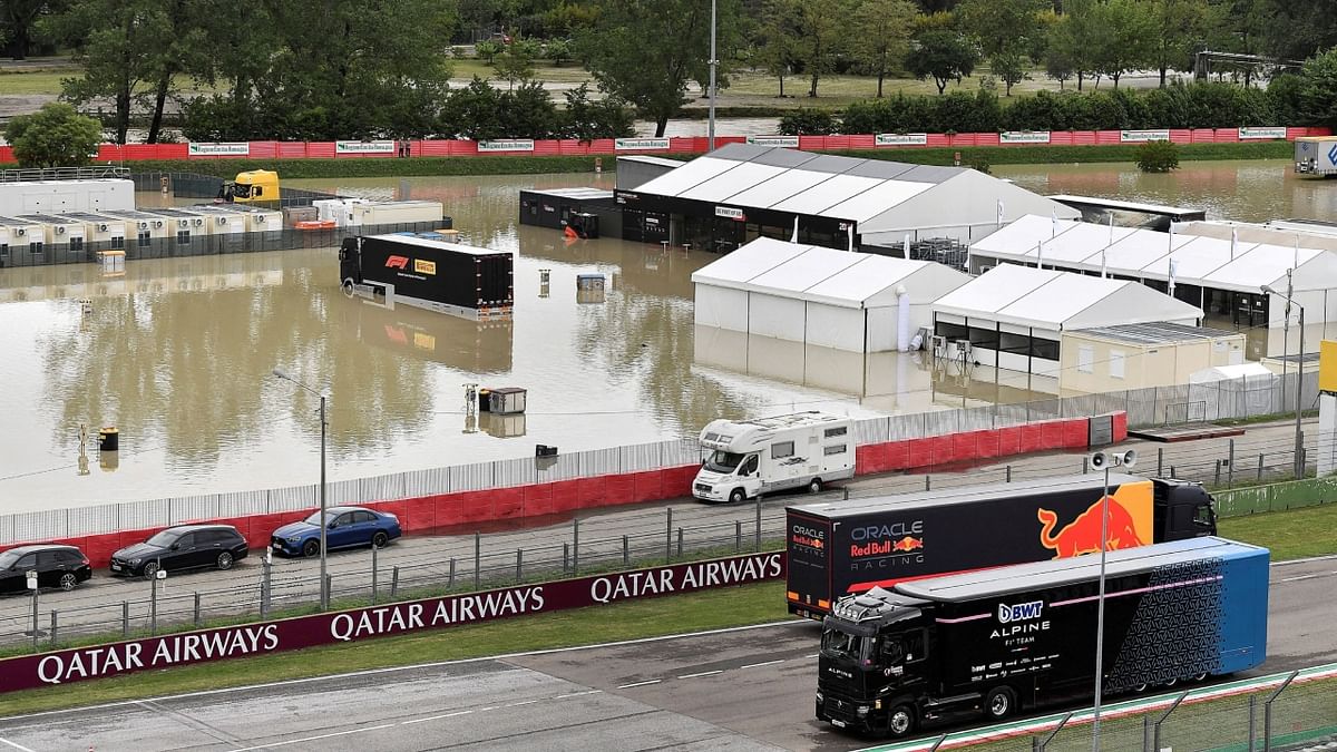 Widespread flooding in the northern Italian region of Emilia-Romagna killed at least eight people and forced another 5,000 to abandon their homes, officials said as rescue efforts continued to assist those stuck on the upper stories of the buildings. Credit: Reuters Photo