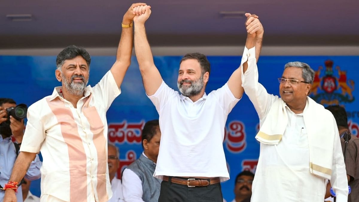 The event seemed to be a show of strength for opposition parties amid unity efforts to take on the ruling BJP in the 2024 Lok Sabha elections. Credit: IANS Photo
