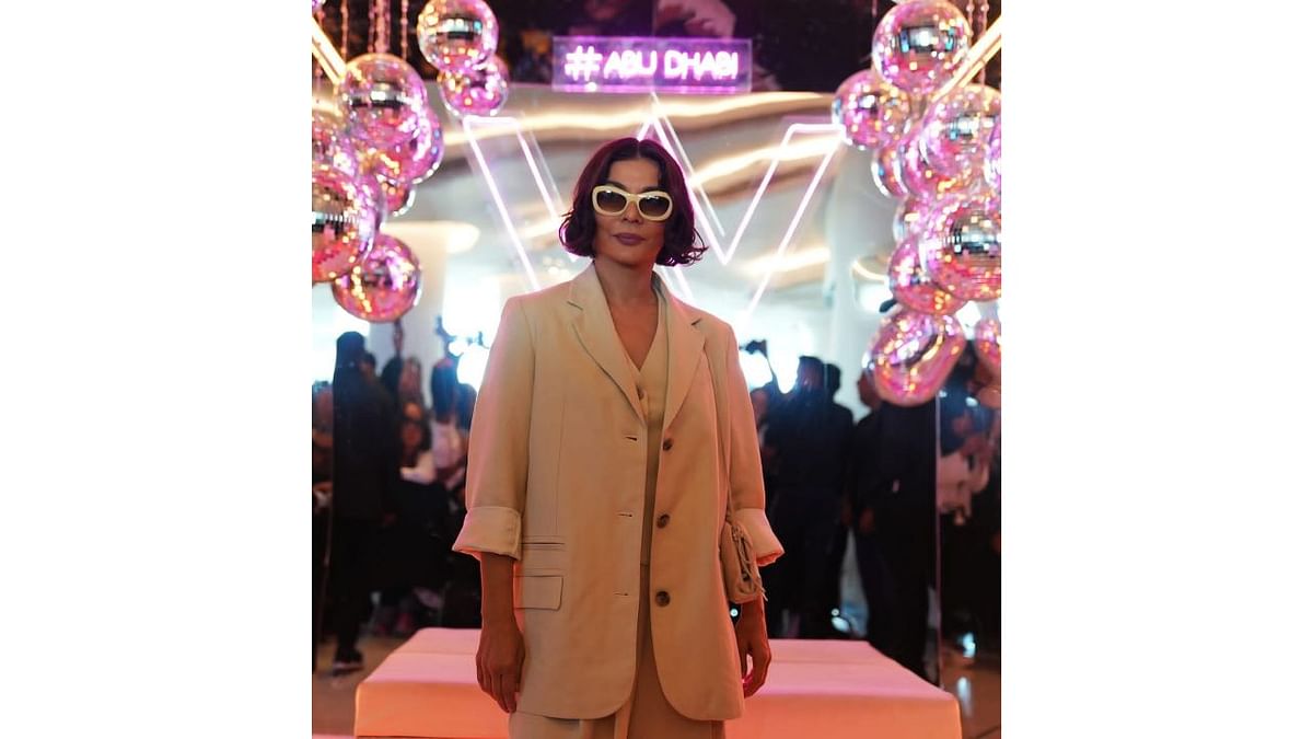 Famed makeup artist Nabila attends a press conference of the 23rd edition of the International Indian Film Academy (IIFA) Awards in Abu Dhabi. Credit: IIFA