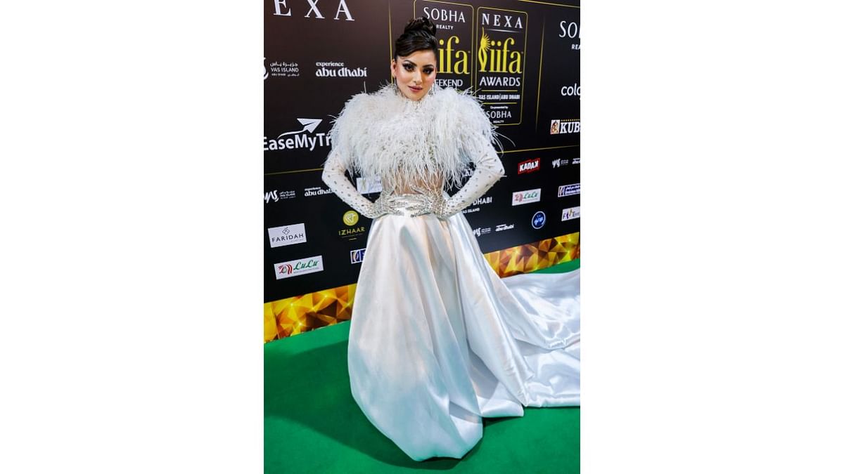 Urvashi Rautela grabbed all the eyeballs with her amazing outfit at the IIFA Awards 2023. Credit: AFP Photo