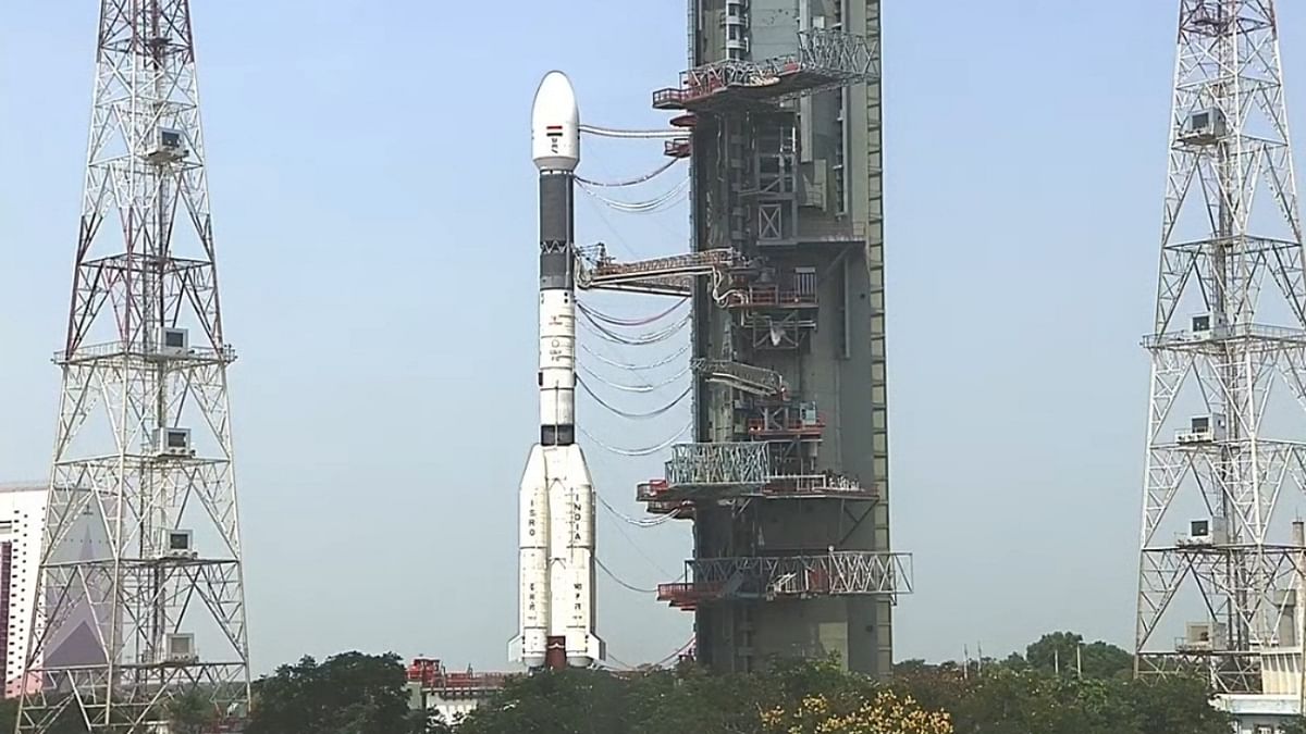 The Indian Space Research Organisation (ISRO) on Monday (May 29) successfully launched a second generation navigation satellite, using a GSLV rocket with a cryogenic upper stage to do the job. Credit: IANS Photo