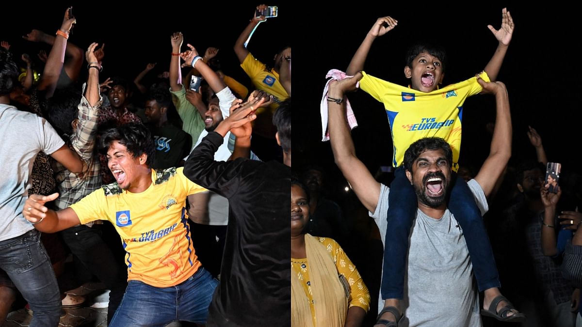 In Pics | Celebrations across country after CSK's historic IPL win