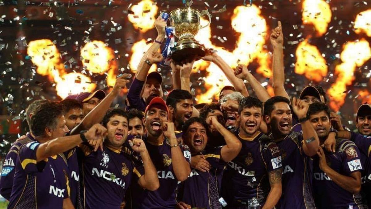 Kolkata Knight Riders defeated Kings XI Punjab by 3 wickets to win the 2014 Indian Premier League title. Credit: KKR