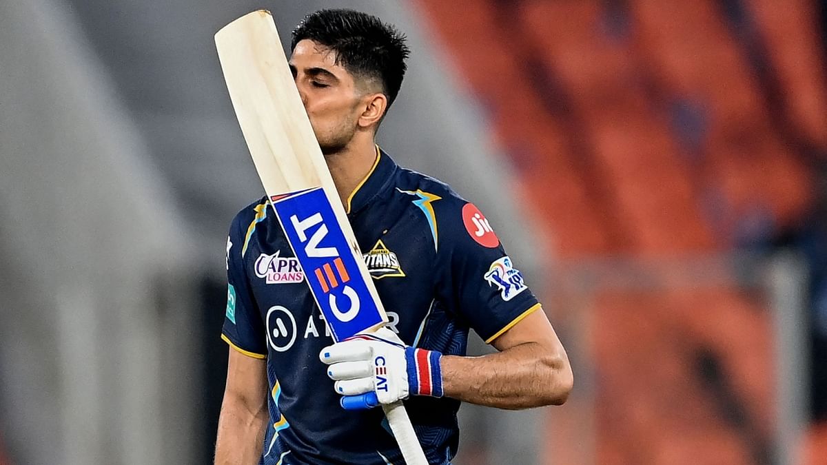 Shubman Gill was awarded the game-changer of the season at the conclusion of the Indian Premier League (IPL) 2023. Credit: AFP Photo