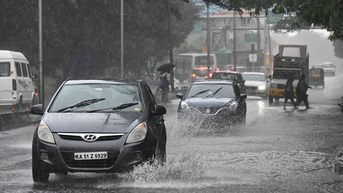 For every year since 2015, Bengaluru's May rainfall hovered above the mean monthly total rainfall of 128.7 mm, data from the India Meteorological Department (IMD) shows. Credit: Janardhan BK/DH Photo