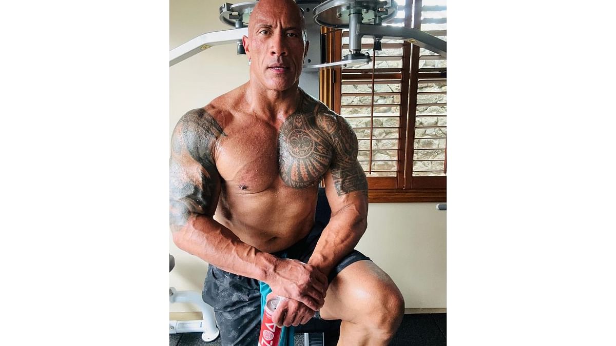 Dwayne 'The Rock' Johnson: Johnson is not only a successful actor but also a former professional wrestler. He is known for his impressive physique and rigorous workout routines which defies his age. Credit: Instagram/@therock