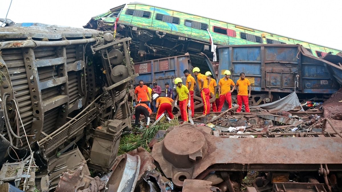 One of the deadliest train accidents in the country, took place in Balasore around 7:00 pm on Friday (June 2), prompting the Railway Ministry to order a probe. Credit: IANS Photo