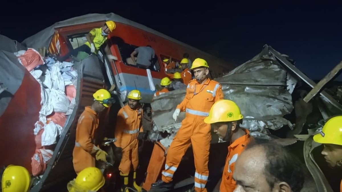 The death toll in the disastrous railway accident has risen to 261 and rescue operations at the site have been completed. Credit: IANS Photo