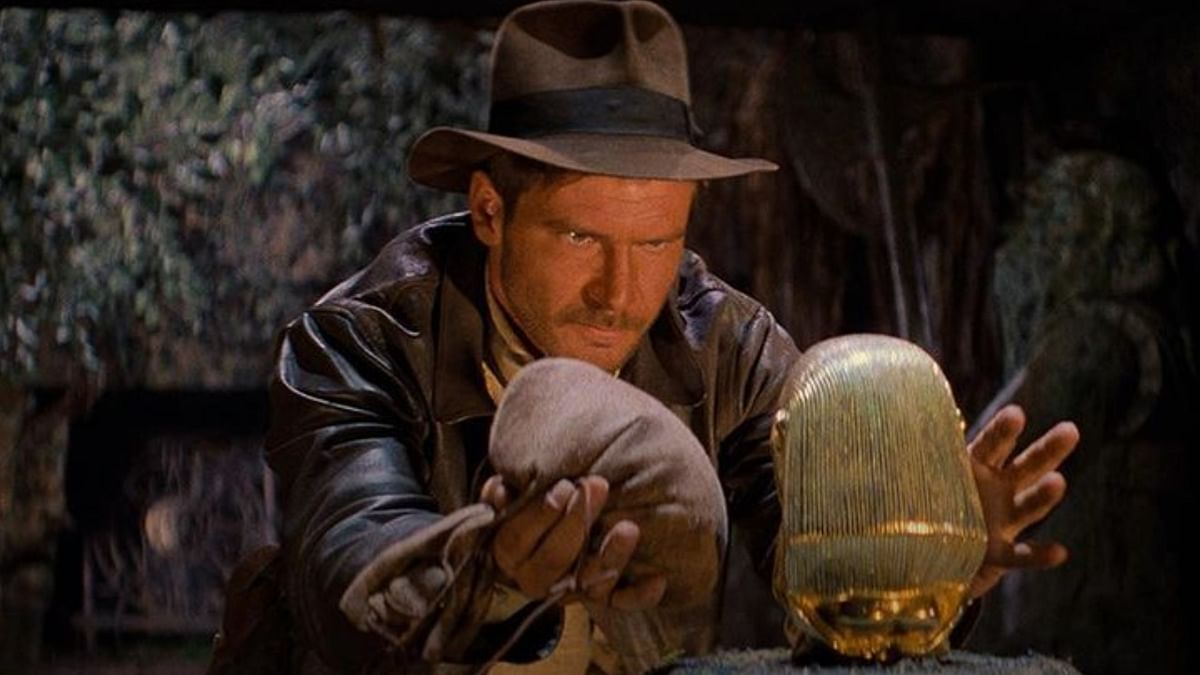 Stuntman extraordinaire: Harrison Ford's commitment to authenticity is well-known, and he performed many of his own stunts throughout the Indiana Jones franchise. One notable example is the famous boulder chase scene in 'Raiders of the Lost Ark.' Ford sprinted ahead of a real rolling boulder, showcasing his bravery and dedication to delivering an unforgettable cinematic experience. Credit: Instagram/@indianajones