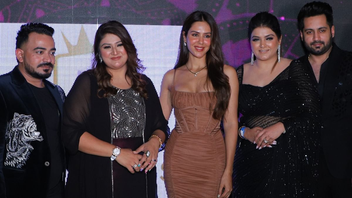 Punjabi actor Sonam Bajwa was in the capital to launch a new fragrance Arabic Sunset by Rawls. The star launched the perfume in a glittery event held at Khubani in New Delhi. Credit: Special Arrangement