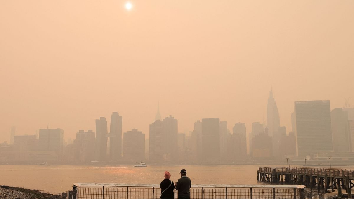 In Pics: Canadian fires create thick haze across New York City