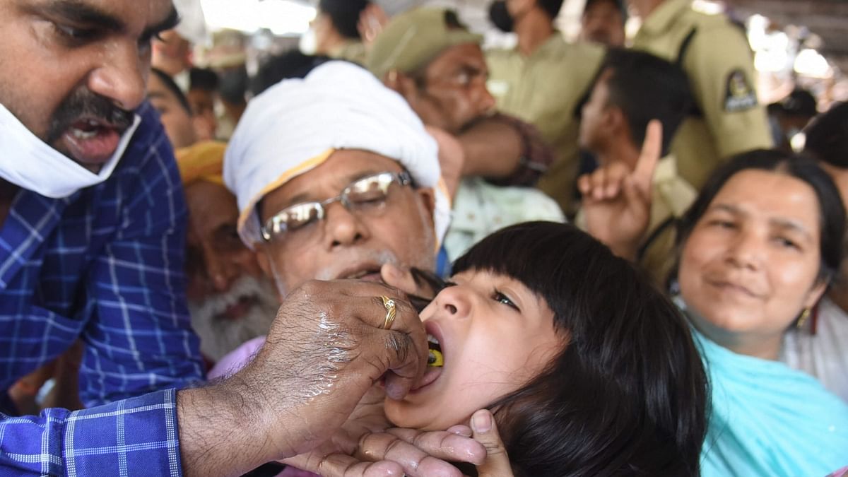 Thousands of patients from all age groups across the country throng to Hyderabad to take the fish medicine. Credit: PTI Photo