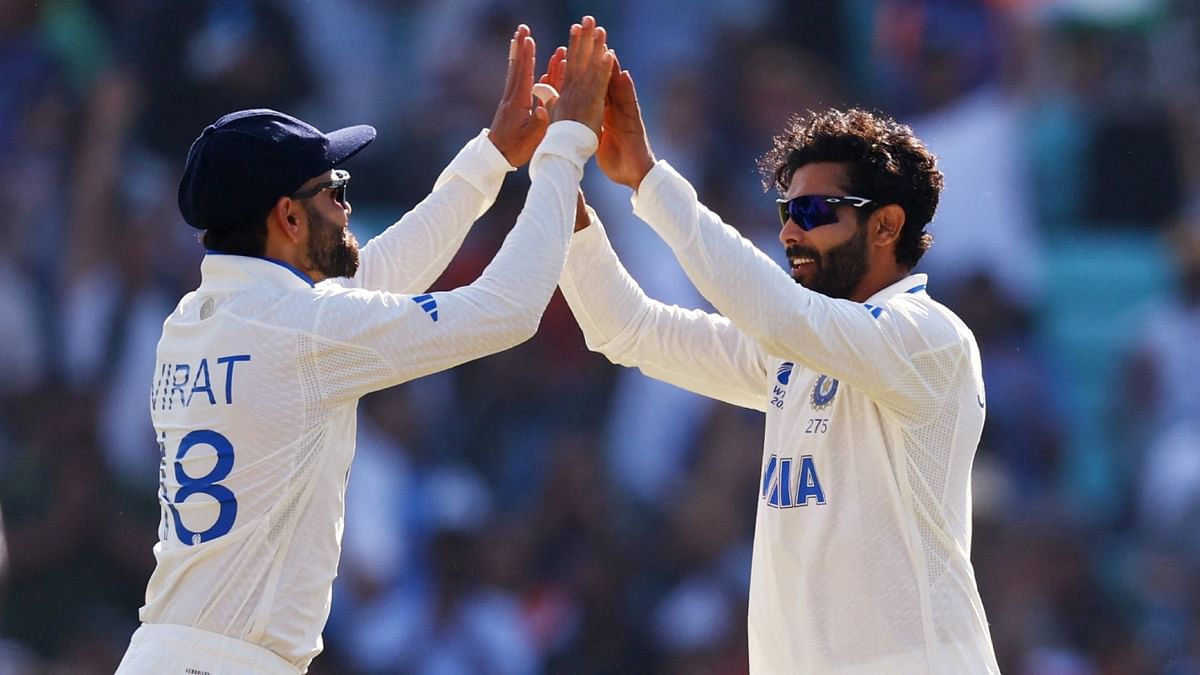 Ravindra Jadeja: After contributing crucial runs with the bat in the first innings, Jadeja picked up the important scalps of Travis Head and Steve Smith in quick succession in the final session of Day 3 disrupting the opponents' batting attack. Credit: Reuters Photo