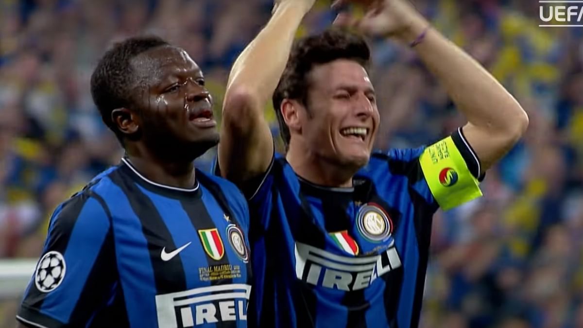 Inter Milan, under Jose Mourinho, managed to win the treble in the 2009-10 season, sealing the deal with Serie A, Coppa Italia, Champions League victories. Credit: Youtube/UEFA