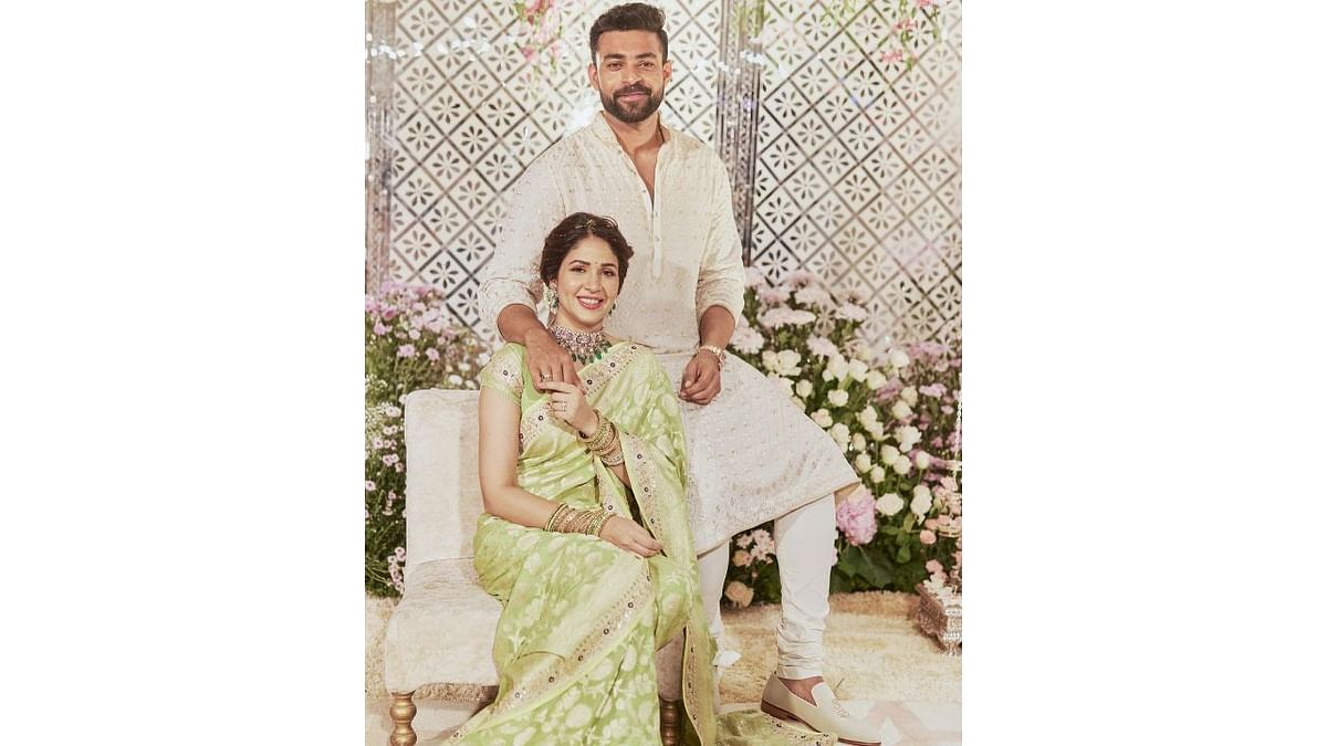 Actors Varun Tej Konidela and Lavanya Tripathi took to social media announcing their engagement with love-filled pictures on social media. Credit: Instagram/@varunkonidela7