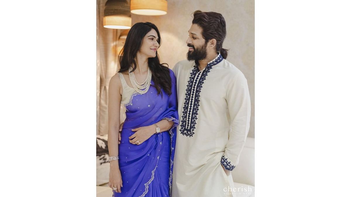 Reportedly, Allu Arjun and his wife Sneha Reddy also graced the engagement ceremony and wished the new couple of the town on their new innings. Credit: Instagram/@arifminhaz