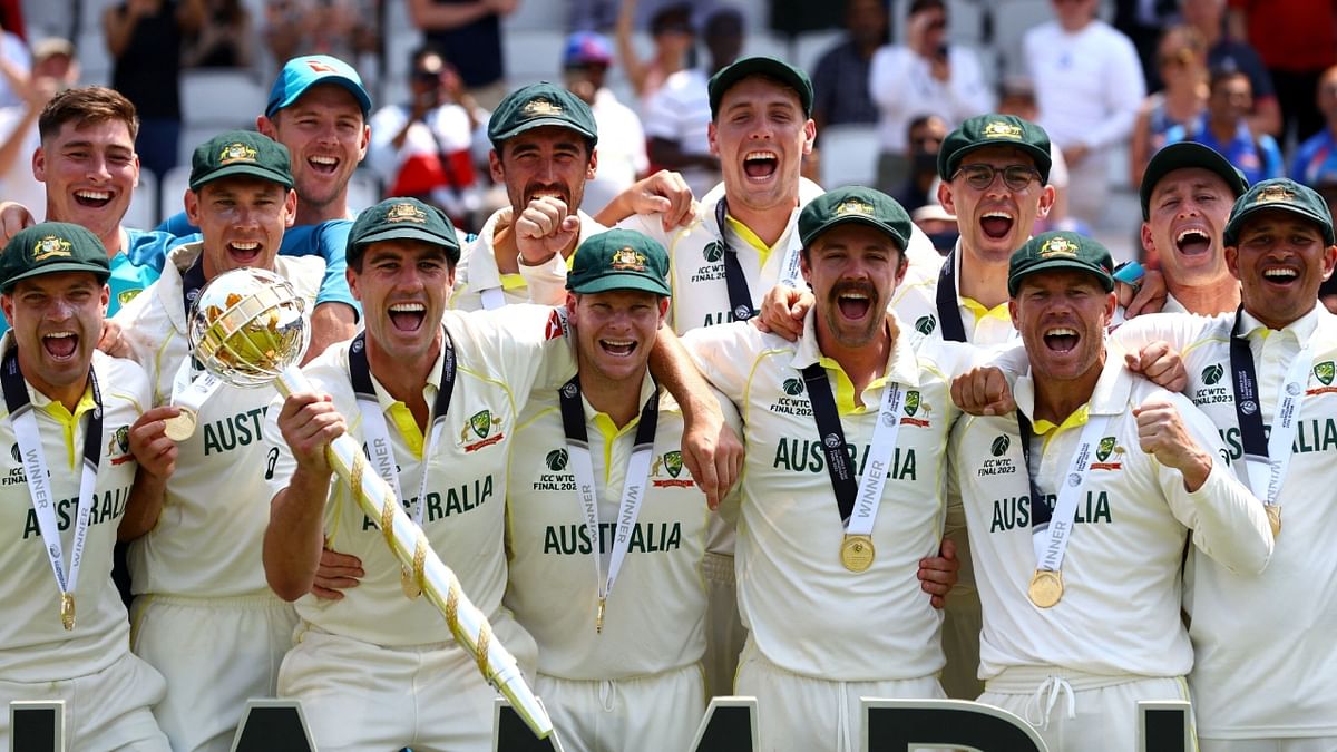 The Pat Cummins-led side won the marquee event with a comprehensive 209-run win over India in the 2023 finals. Credit: Reuters Photo