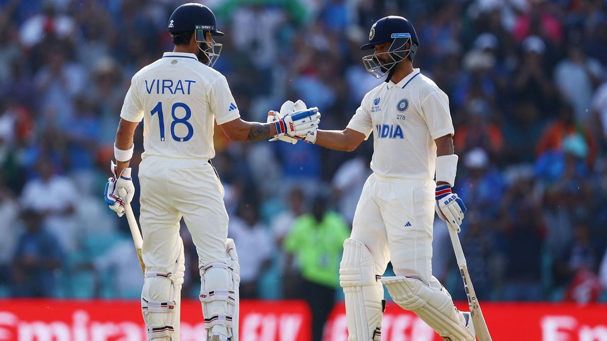 That hope increased when Virat Kohli and Ajinkya Rahane looked purposeful in their fourth-wicket partnership of 86 during an improbable chase of 444. Credit: Reuters Photo
