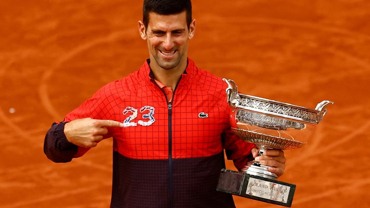 Rank 01 | Serbian professional tennis player Novak Djokovic has won 23 Grand Slam singles titles, the most by any man in the Open Era and is the Greatest of All-Time (GOAT) in men's tennis. Credit: Reuters Photo