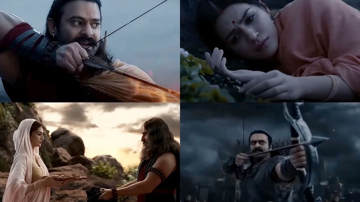 Epic storytelling: Om Raut's latest release 'Adipurush' brings to life the epic tale of Lord Rama's battle against the demon king Ravana, showcases the values of righteousness, devotion, and courage. The film promises to present the story in a visually grand and engaging manner. Credit: YouTube/@T-Series