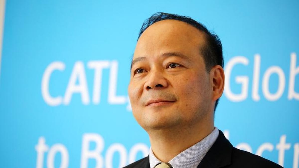 Eighth on the list was Robin Zeng Yuqun, founder and CEO of the world's largest battery maker CATL. Credit: Reuters Photo