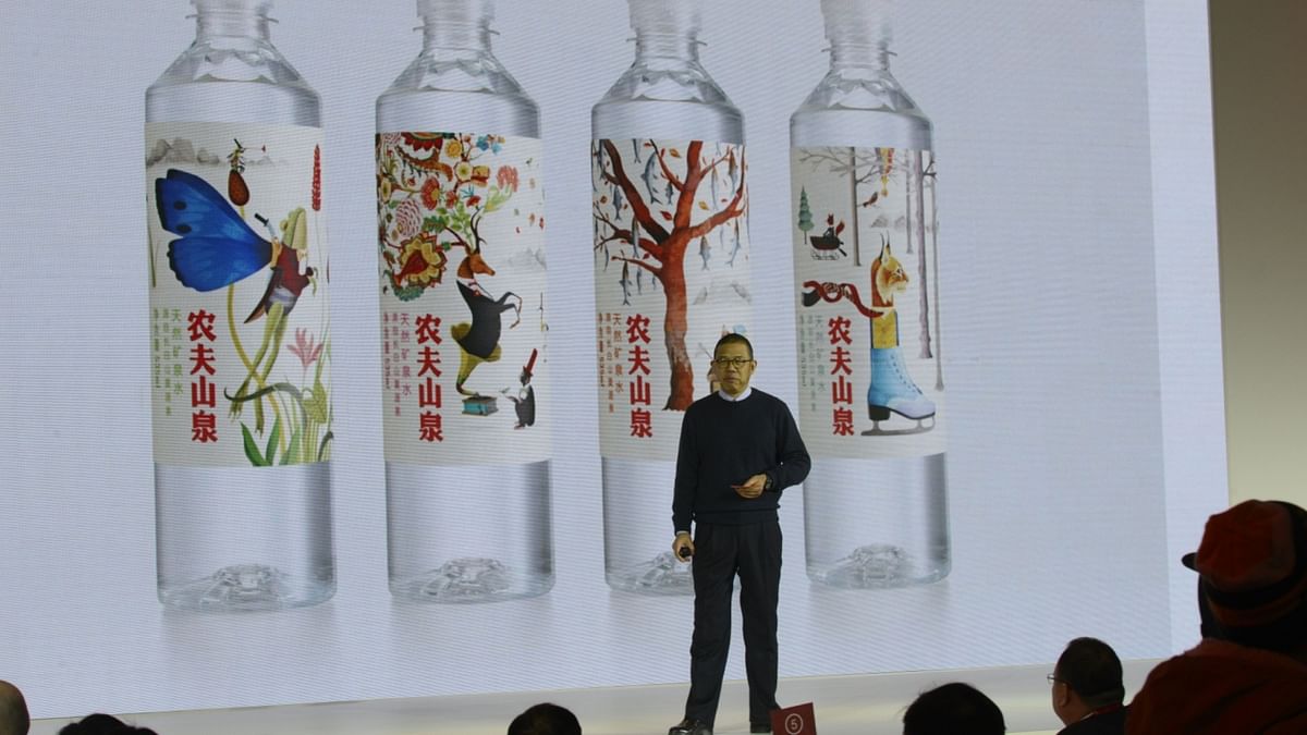 The founder of beverages company Nongfu Spring as well as the founder of Beijing Wantai Biological Pharmacy Enterprise, Zhong Shanshan came second with a net worth of $64.2 billion. Credit: Getty Images via Bloomberg