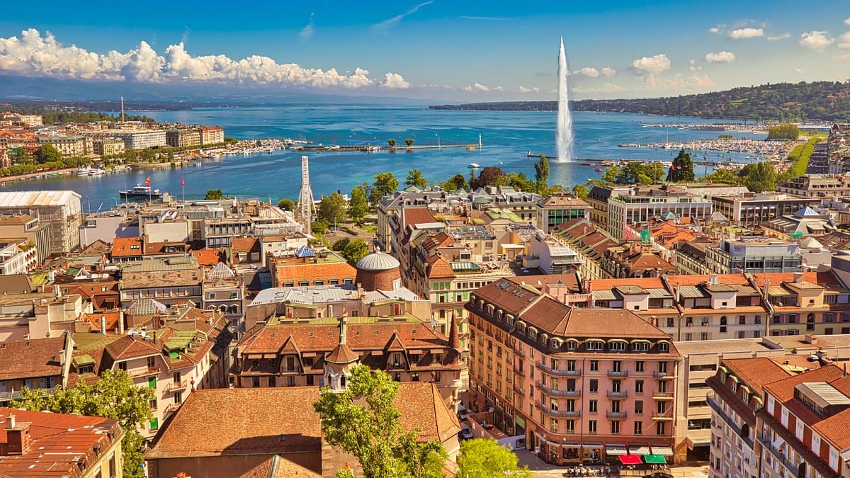 7. Geneva is well-known for its scenic beauty and also for being a global hub. It hosts the headquarters of the Red Cross, a number of UN agencies, and other international organisations. Credit: iStock Photo