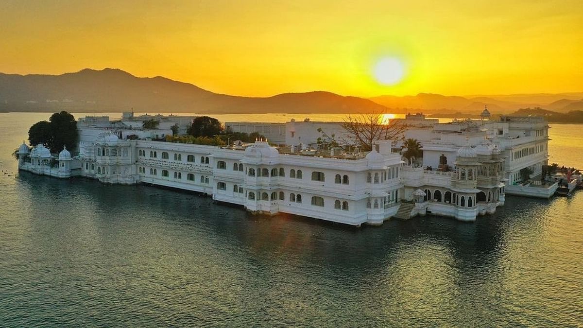 Rank 08 | Taj Lake Palace in Udaipur. Credit: Instagram/@tajlakepalace