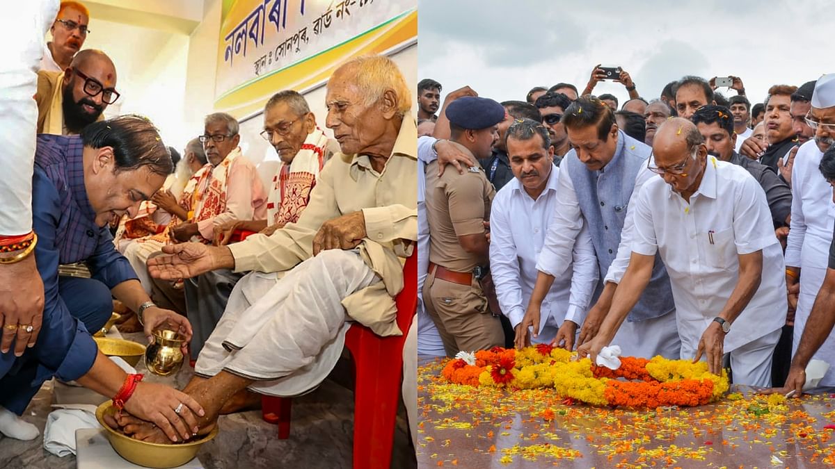 In Pics | Indian politicians celebrate Guru Purnima