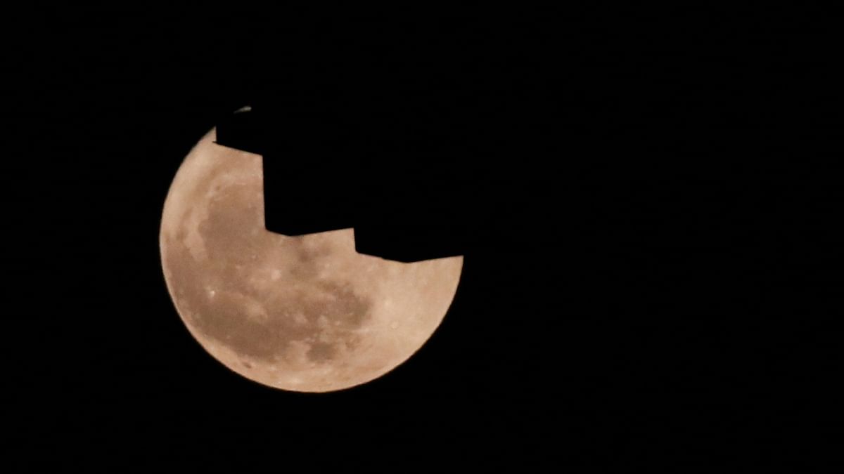 The full moon known as the 'Buck Moon' rises over Mexico City, Mexico. Credit: Reuters Photo
