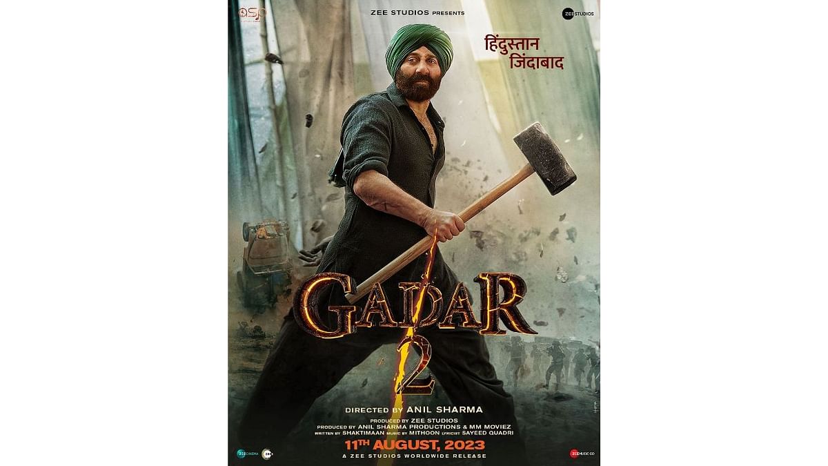 Gadar 2: The sequel of Anil Sharma's 'Gadar', this is one of the most anticipated films this year. Starring Sunny Deol and Ameesha Patel, the story begins right from where the story ended in 'Gadar: Ek Prem Katha'. The movie is all set to hit the theatres on August 11. Credit: Special Arrangement