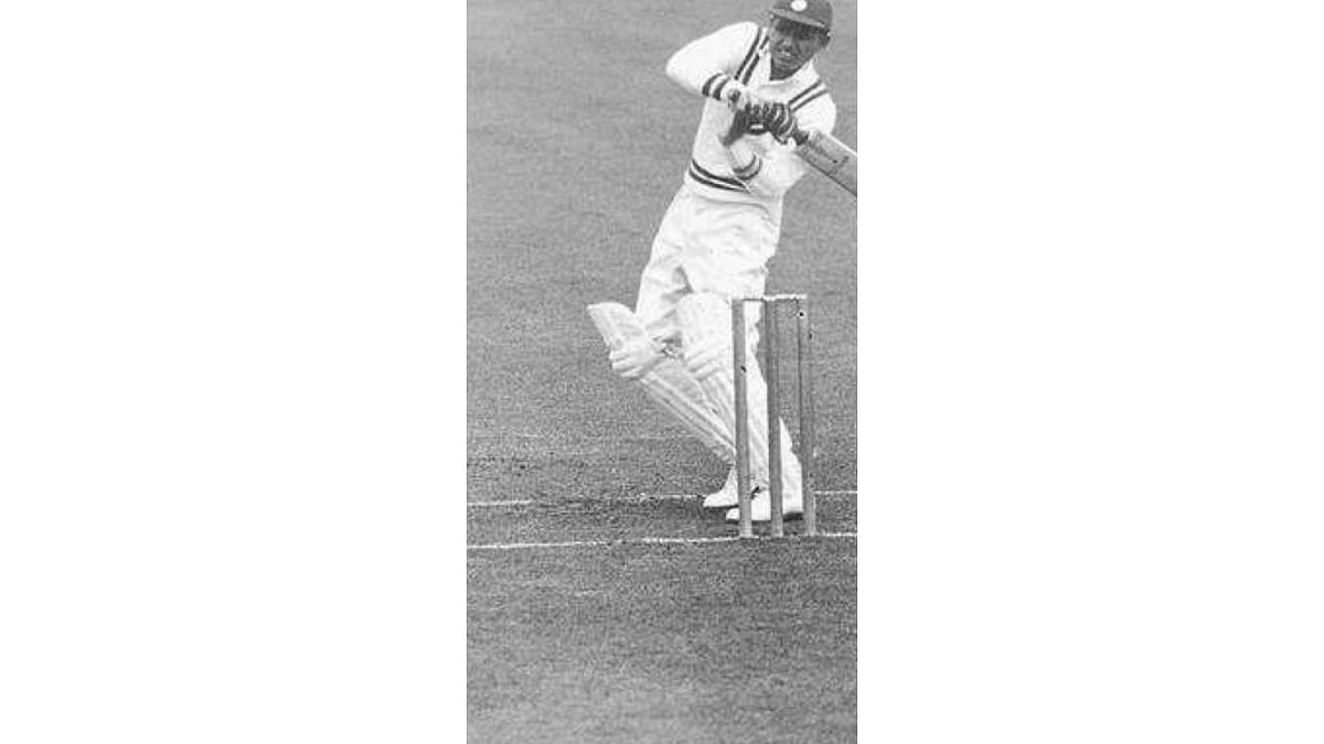 Lala Amarnath - 118 runs against England in 1933. Credit: Twitter/@iamDSAmarnath
